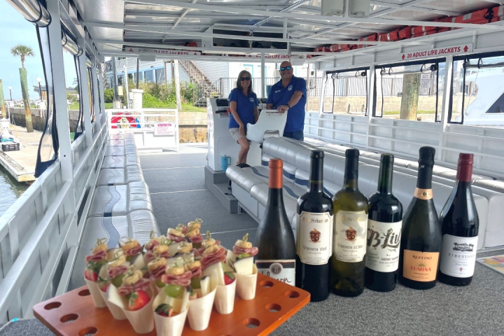 a bottle of wine on a table