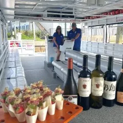 a bottle of wine on a table