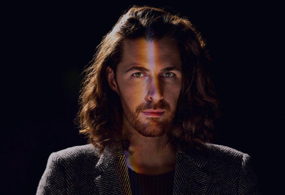 Hozier looking at the camera
